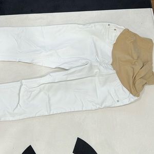 White maternity jeans size M